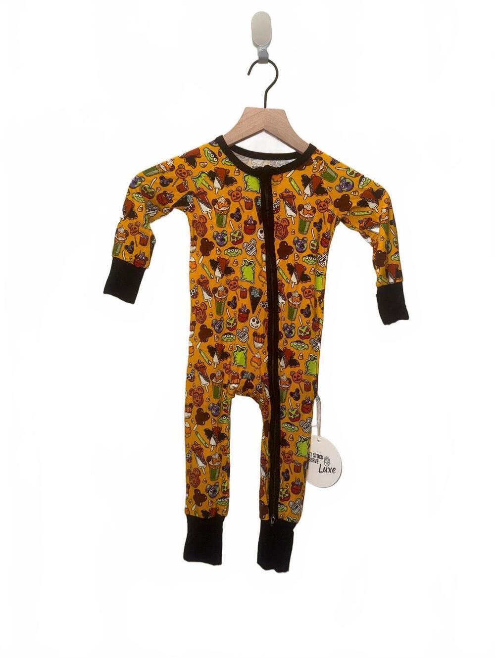 Secret Stock Reserve Luxe Toddler 2T Halloween Print Snug-Fitting Jumpsuit
